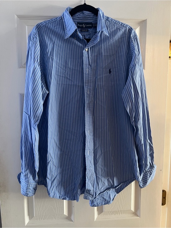 Ralph Lauren Other - Ralph Lauren Light Blue White Striped Men's Button-Down Shirt